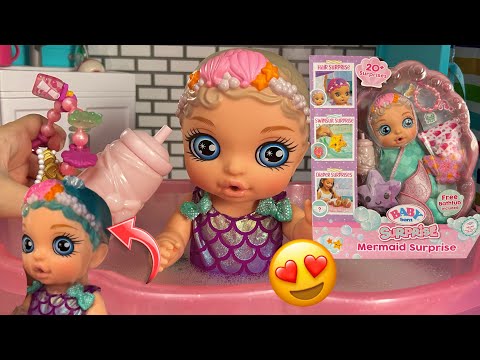 BABY BORN doll Mermaid Surprise unboxing 🧜🏻‍♀️