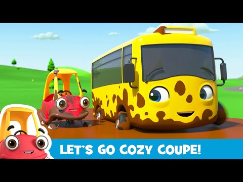 Bubble Trouble at the Carwash | Go buster | Kids Videos | Cozy Coupe - Cartoons for Kids