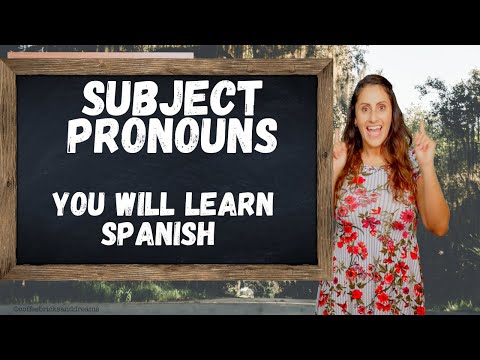 Spanish Subject Pronouns, (FREE review sheet)🤔