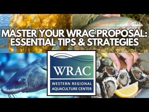How To Apply for USDA NIFA Western Regional Aquaculture Center Funding