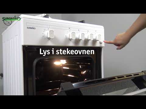 Gasskomfyr Sunwind Chef Pro