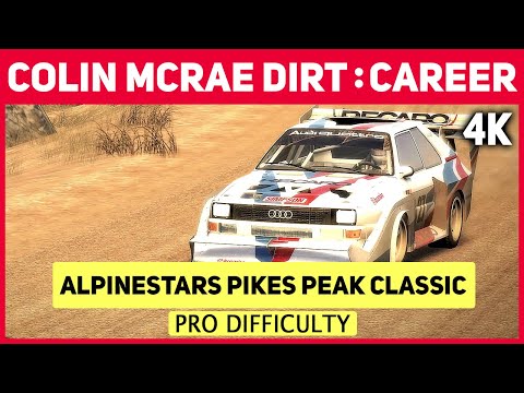 Colin McRae DiRT in 4K - Career - #51 Alpinestars Pikes Peak Classic - Pro Difficulty