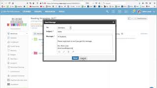 Sending Messages to students through Schoology (messages go to spps email)
