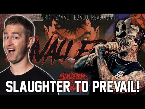 SLAUGHTER TO PREVAIL | BERSERK - ZAVALI EBALO REACTION // So much blood, so so much blood
