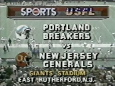 1985 USFL Week 8 - Breakers vs. Generals