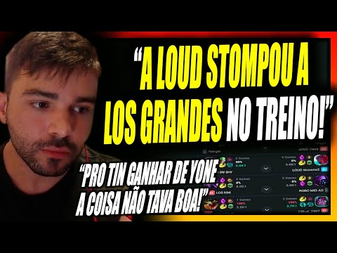 MINERVA FALA SOBRE O RESULTADO DA PARTIDA DE TREINO ENTRE LOS GRANDES E LOUD QUE VAZOU