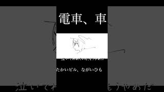 電車、車、高いビル、ながいひも　#オリジナル曲 #知声 #ボカロ #vocaloid #知声song