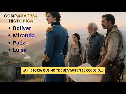 COMPARATIVA HISTÓRICA: Bolívar, Miranda, Páez y Luisa C. de Arismendi