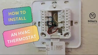 HVAC Thermostat Install
