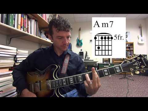 Min 7th Bar Chords - 6th and 5th String Root - Am7 and Dm7