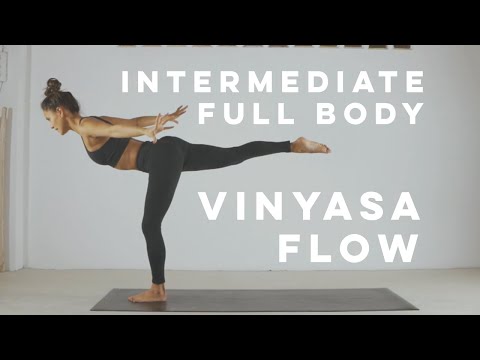 INTERMEDIATE FULL BODY VINYASA FLOW - yoga 60 minutes with ABSMO - 2020