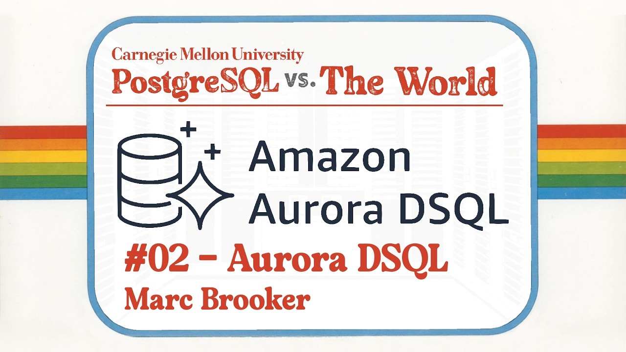 Aurora DSQL: Serverless, Scalable, Global OLTP Database System (Marc Brooker)