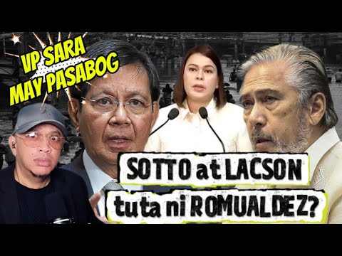 VP SARA may pasabog, SOTTO at LACSON tuta ni ROMUADLEZ?