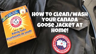 HOW TO CLEAN & WASH YOUR  CANADA GOOSE JACKET AT HOME ! REMOVE ANY BAD SMELL ! CRIS BATEMAN