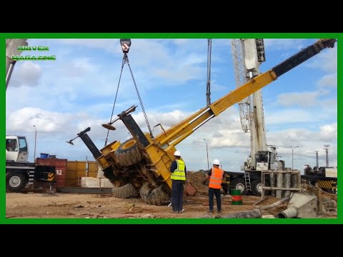 Top 10 Extreme Dangerous Fails Biggest Crane Operator Skills. Crane Fails & Skilled Crane Driver #2