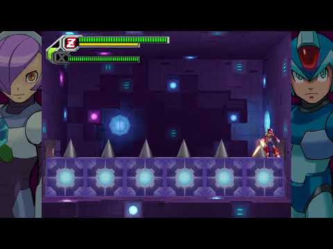 Megaman X8 - How To Easily Complete The Spike Room In Primrose (Normal Mode)