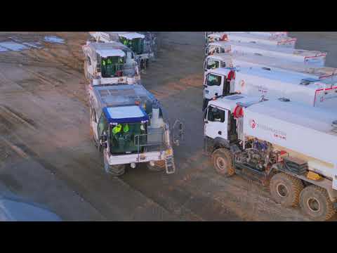 Mithras Build, flota de utilaje pentru reciclare/stabilizare in situ