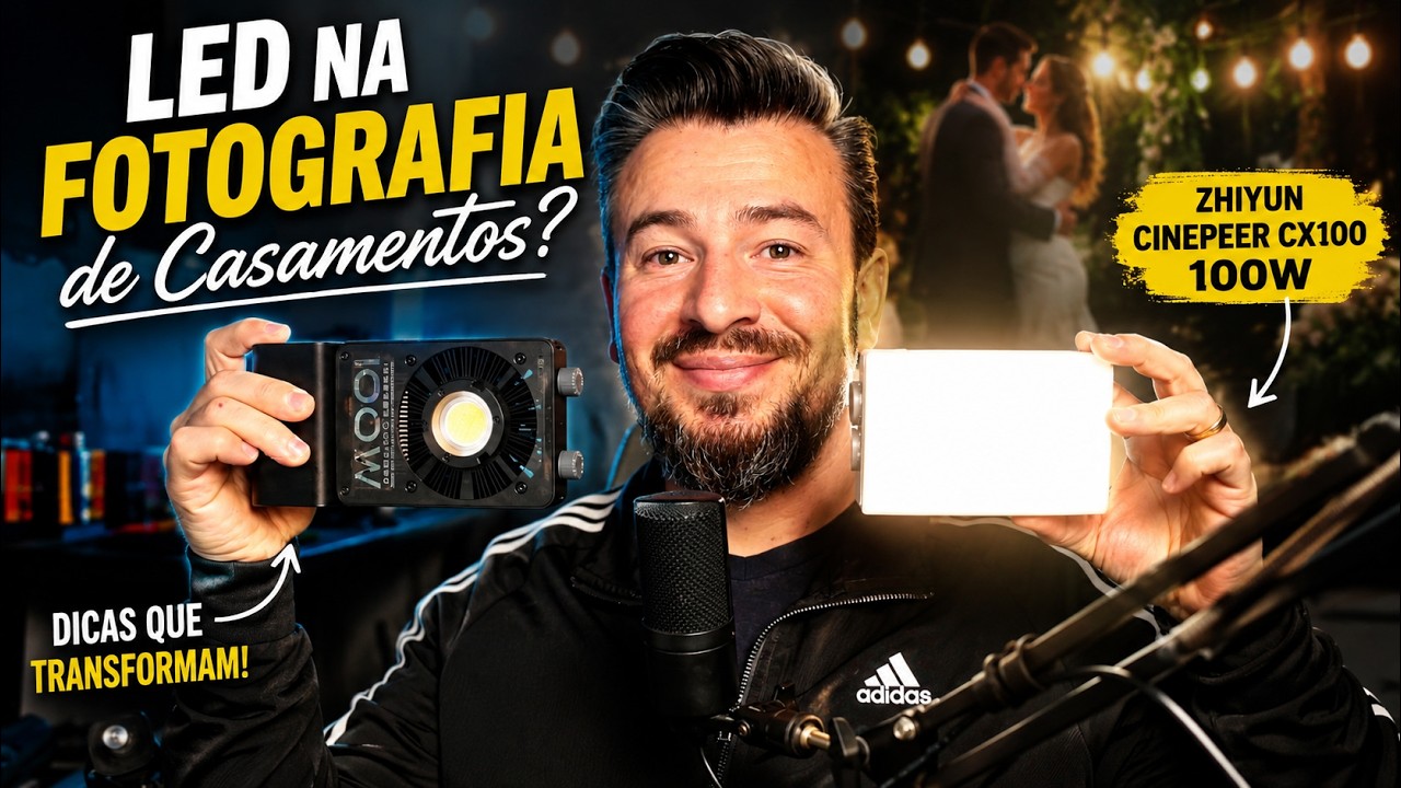 LED na fotografia de Casamentos? Dicas de Fotografia | ZHIYUN CINEPEER CX100 100W