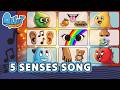 THE 5 SENSES SONG Music Video Olley Dinosaur Learn Sing Explore Educational Kids Songs