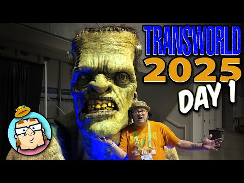 First Day of Transworld 2025 - Haunted House Trade Show - Insane New Animatronics and Much More!