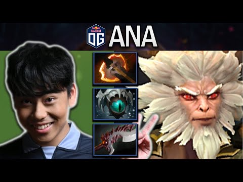OG.ANA SMURF MONKEY KING WITH ABYSSAL-BATTLEFURY - DOTA 2 PRO GAMEPLAY