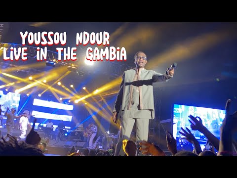 Youssou Ndour performance at Africell Free concert live in The Gambia (part 1)