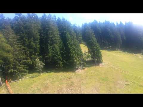 Seggiovia che sale da Prà Rodont a Doss del Sabbion (paesaggio)