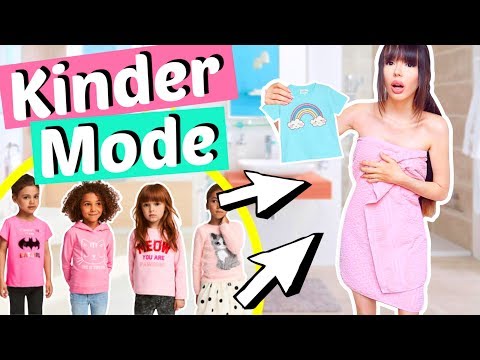 Ich darf nur KINDERKLEIDUNG anziehen 👶🏼 Test| ViktoriaSarina