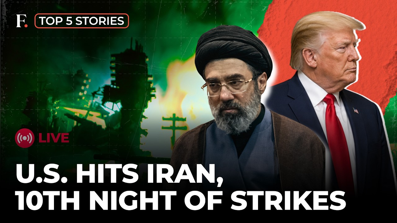 US Iran War LIVE: US Launches 10th Straight Night of Strikes on Iran as Conflict Escalates | Trump