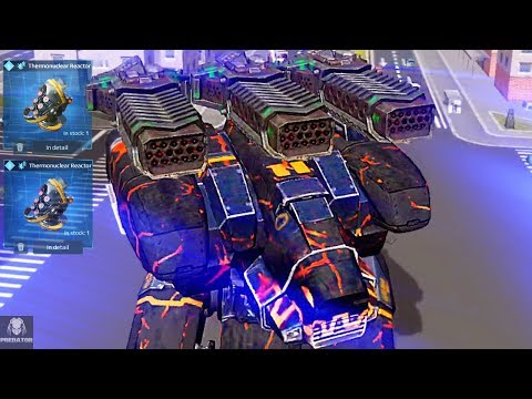 Dropping The Monster Fury Thunder Into Enemy Spawn - Damage + Pilot Skill Upgrades | War Robots