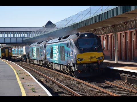 #129: [6K41] DRS Class 68005 & 68002 pass Llandudno Junction (02/04/21)