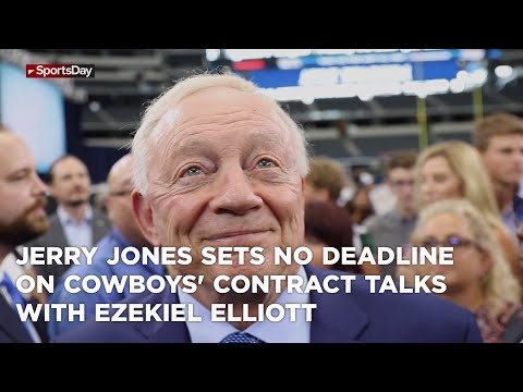 Jerry Jones sets no deadline on Cowboys' contract talks with Ezekiel Elliott