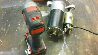 How to replace a fox body old style starter  to a new 2 wire starter.