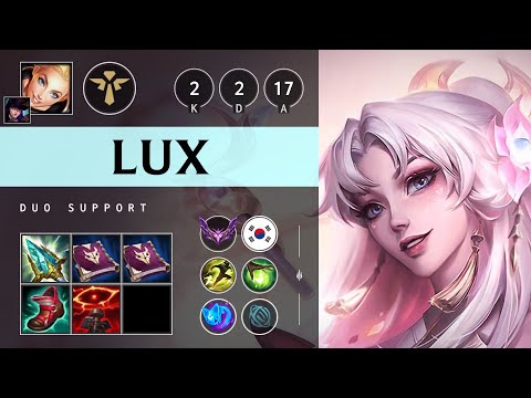 Lux Support vs Blitzcrank - KR Master Patch 25.21