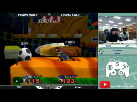 Project MSU 5 Losers Top 8 - SDY (Yoshi) vs. Food (Ike)