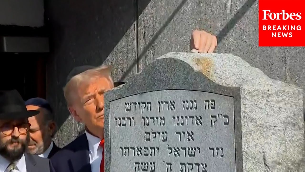 BREAKING: Trump Visits Ohel Chabad Lubavitch To Mark October 7th Alongside Ben Shapiro, Lara Trump