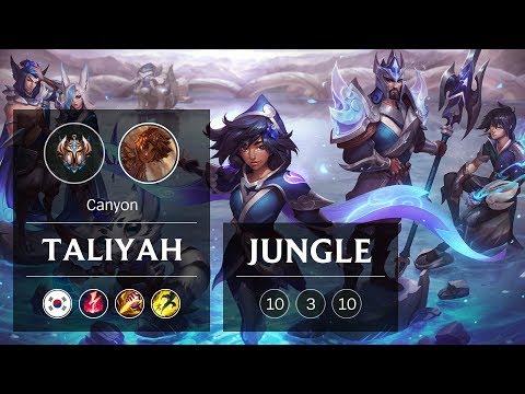 Taliyah Jungle vs Nidalee - KR Challenger Patch 9.1