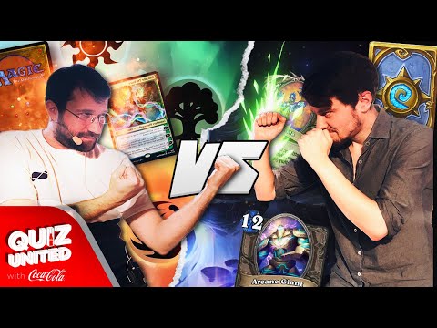 Olivier vs Odemian, Magic vs Hearthstone, quel TCG est le meilleur ? | Quiz United #10