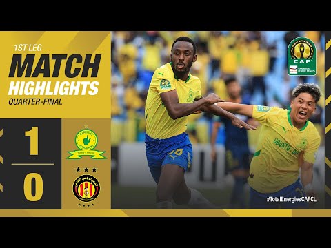 #TotalEnergiesCAFCL | HIGHLIGHTS | M. Sundowns 🆚 ES Tunis | Quarter-Finals 1st Leg | 2024/25