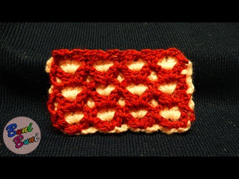 CROSETAT - Model cu 2 fete (Reversibile pattern)