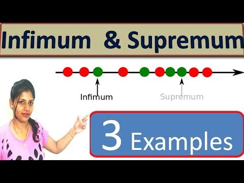 infimum and supremum  with 3  different examples | Riemann sum | Part - 2 Video