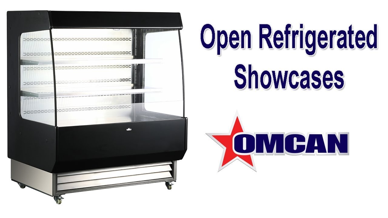 Video thumbnail for 51" Three (3) Shelf Grab-and-Go Open Refrigerated Floor Self-Serve Merchandiser, 27.2 cu.ft (770 L), Black
