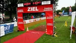 preview picture of video '21. Steinbecker Triathlon (2012): Zieleinlauf'