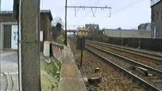 preview picture of video '7 MAR 1994 BELGIUM  - HALLE LEMBEEK STATION AFBRAAK VOOR HST PART  2/2'