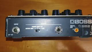 Video thumbnail for Boss GP-20 Amp Factory Guitar Effects Pedal by sgnrobb