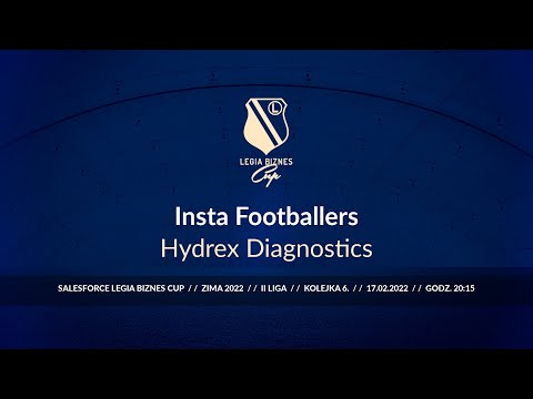 Skrót spotkania Insta Footballers - Hydrex Diagnostics ( Legia Biznes Cup Zima 2022 )
