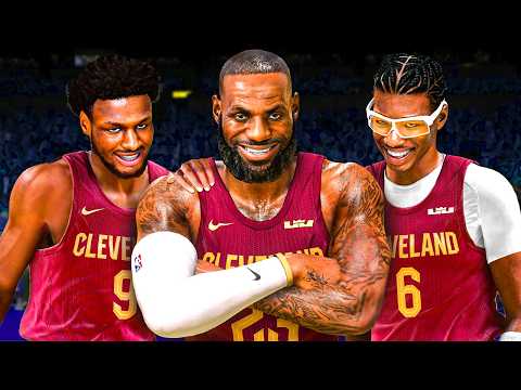 I Put LeBron, Bronny, & Bryce On The Same Team