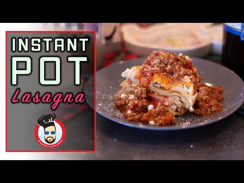 Instant Pot Lasagna with Meat Sauce Recipe | Fast,...