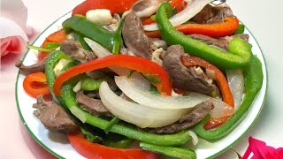 Tim heo xào ớt chuông ngon bổ dưỡng |Món ngon mỗi ngày PT