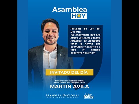 Reformas al deporte ecuatoriano — Martín Ávila Escobar